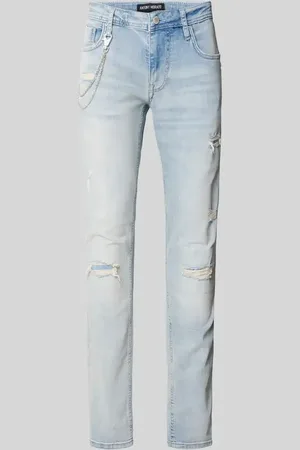 Antony Morato Jeansy o kroju tapered fit z efektem znoszenia