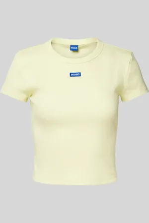 Hugo Blue T-shirt krótki z wyhaftowanym logo
