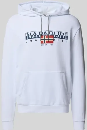 Napapijri Bluza z kapturem i nadrukiem z logo model ‘AYLMER’