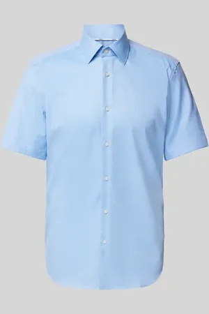 HUGO BOSS Koszula biznesowa o kroju regular fit z rękawami o dł. 1/2 model ‘Joe’