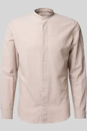 JACK & JONES Koszula casualowa o kroju slim fit z dodatkiem lnu model ‘JJEBREEZE’