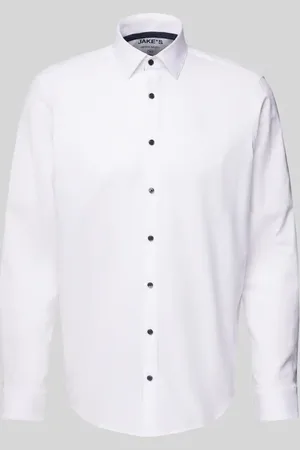 Jake*s Koszula biznesowa o kroju regular fit z kołnierzykiem typu kent