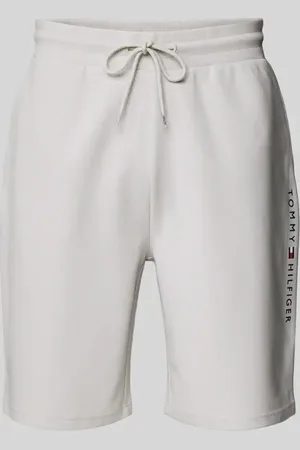 Tommy Hilfiger Szorty z dzianiny dresowej z nadrukiem z logo