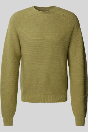 Jake*s Sweter z dzianiny z okrągłym dekoltem