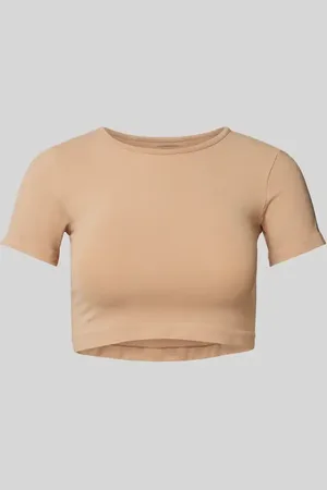 Organic Basics Krótki T-shirt z okrągłym dekoltem
