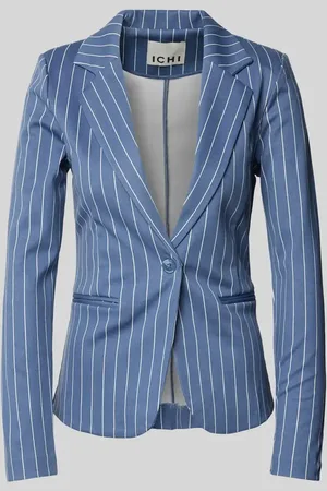 Ichi Żakiet o kroju slim fit z lamowanymi kieszeniami model ‘KATE’