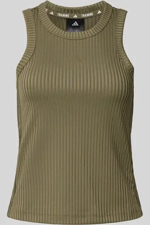 adidas Top z prążkowanymi wykończeniami