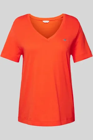 GANT T-shirt z wyhaftowanym logo