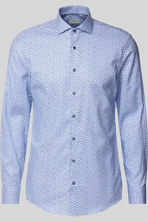 ETERNA Koszula biznesowa o kroju slim fit z kołnierzykiem typu kent