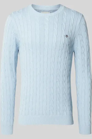 GANT Sweter z dzianiny z okrągłym dekoltem