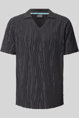 Scotch&Soda Koszulka polo o kroju regular fit z fakturowanym wzorem