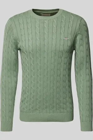 GANT Sweter z dzianiny z okrągłym dekoltem