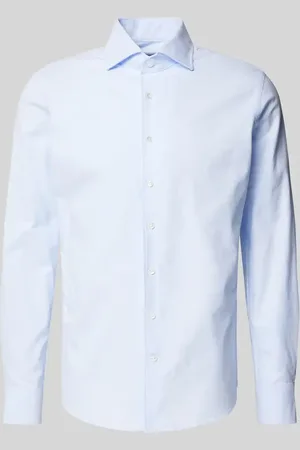 Profuomo Koszula casualowa regular fit z kołnierzykiem typu kent