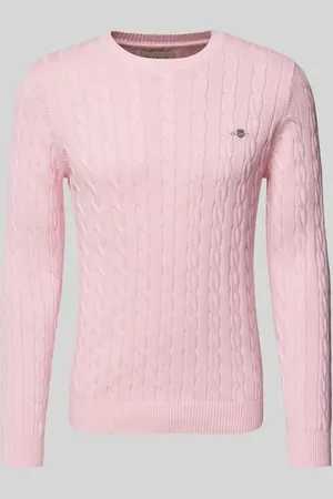 GANT Sweter z dzianiny z okrągłym dekoltem