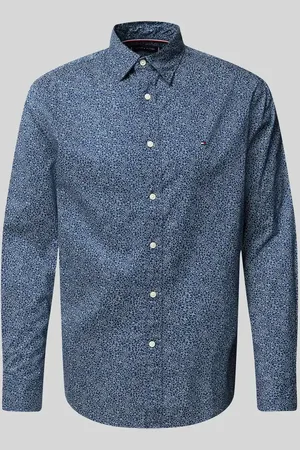 Tommy Hilfiger Koszula casualowa o kroju regular fit z wyhaftowanym logo model ‘POPLIN’