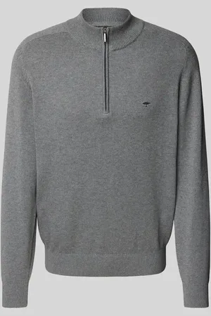 Fynch-Hatton Sweter z dzianiny z wyhaftowanym logo