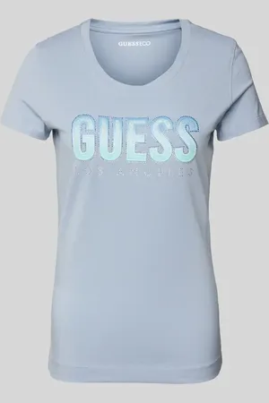 Guess T-shirt z nadrukiem z logo