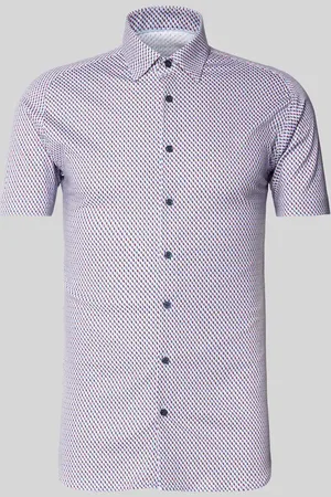 DESOTO Koszula casualowa o kroju slim fit z kołnierzykiem typu kent