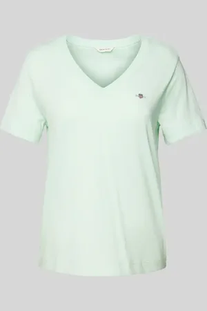 GANT T-shirt z wyhaftowanym logo