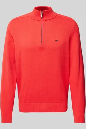 Fynch-Hatton Sweter z dzianiny z wyhaftowanym logo