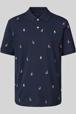 GANT Koszulka polo o kroju regular fit z wyhaftowanym motywem