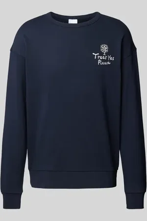 Knowledge Cotton Apparal Bluza z wyhaftowanym logo