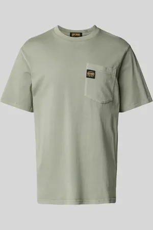 Superdry T-shirt z detalem z logo