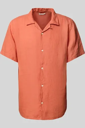 Knowledge Cotton Apparal Koszula casualowa z listwą guzikową