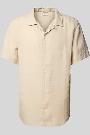 Knowledge Cotton Apparal Koszula casualowa z listwą guzikową
