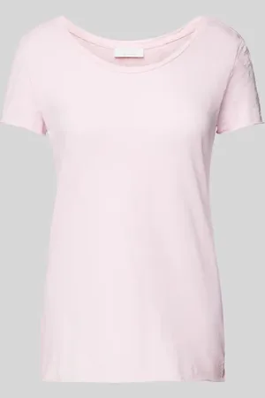 Rich & Royal T-shirt z prążkowanym okrągłym dekoltem