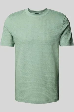 JOOP! T-shirt z prążkowanym, okrągłym dekoltem model ‘Brandon’