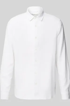 Knowledge Cotton Apparal Koszula casualowa z listwą guzikową
