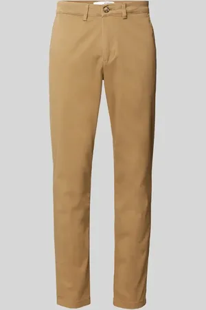 SELECTED Chinosy o kroju slim fit w jednolitym kolorze model ‘NEW Miles’