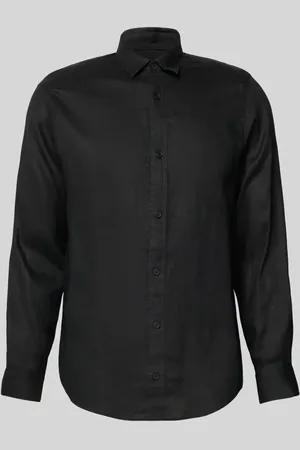Armani Exchange Koszula casualowa z listwą guzikową