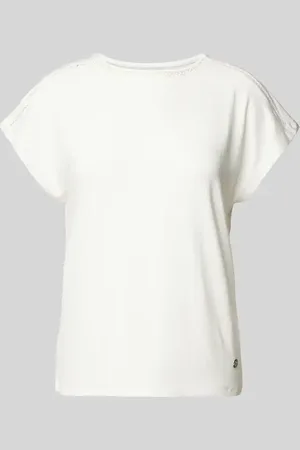 Zabaione T-shirt z aplikacją z logo model ‘Sa44lly’