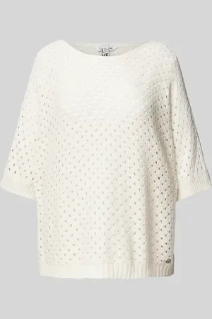Zabaione Sweter z dzianiny z ażurowym wzorem model ‘Ho44liday’