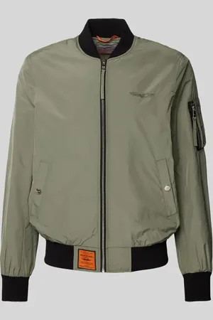 original bombers Bomberka z naszywką z logo model ‘MA1’