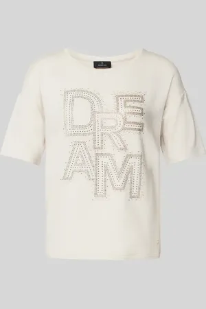 monari T-shirt z detalem z logo