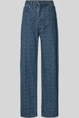 Armani Exchange Jeansy z szerokimi nogawkami i 5 kieszeniami
