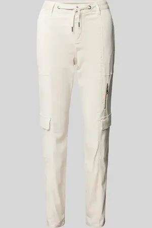monari Spodnie cargo o kroju slim fit z tunelem