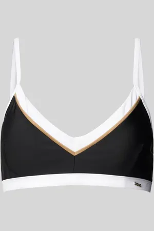 HUGO BOSS Top bikini z aplikacją z logo model ‘ CODES’