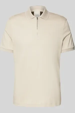 Calvin Klein Koszulka polo o kroju slim fit z wyhaftowanym logo model ‘LIQUID TOUCH’