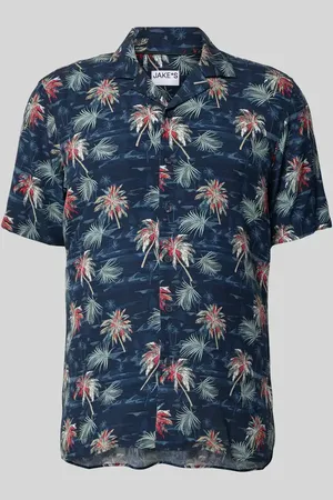 Jake*s Koszula biznesowa o kroju slim fit z kołnierzem z połami