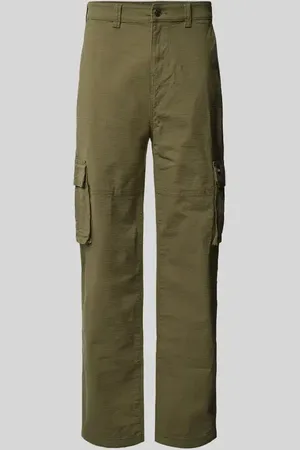 Review Spodnie cargo z detalem z logo