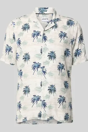 Jake*s Koszula biznesowa o kroju slim fit z kołnierzem z połami
