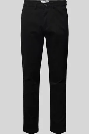 SELECTED Chinosy o kroju slim fit w jednolitym kolorze model ‘NEW Miles’