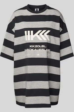 Karo Kauer T-shirt o kroju oversized z nadrukiem z logo