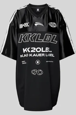 Karo Kauer T-shirt o kroju oversized z nadrukiem z logo
