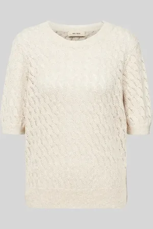 Mos Mosh Sweter z dzianiny z rękawem o dł. 1/2 model ‘KARIN’