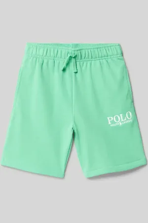 Ralph Lauren Szorty z elastycznym pasem i wyhaftowanym logo